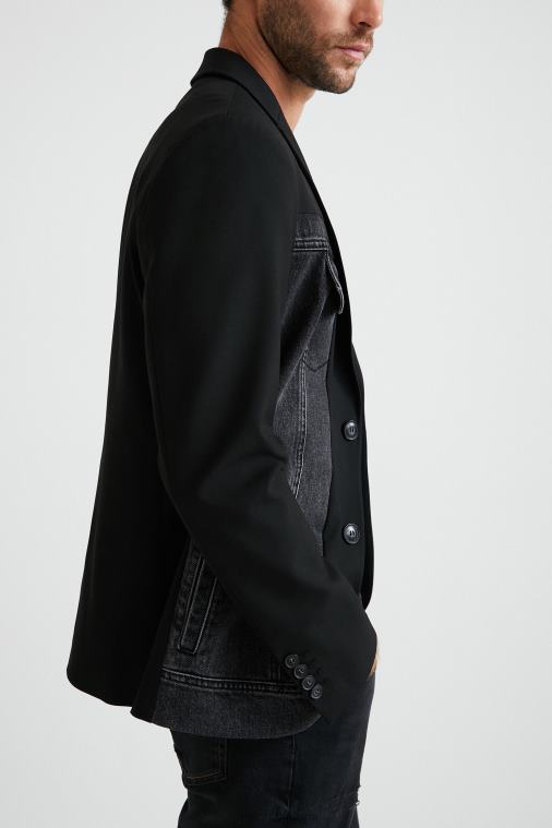 bleiseri hybridi denim Desigual miehet F4V041642 vaatetus