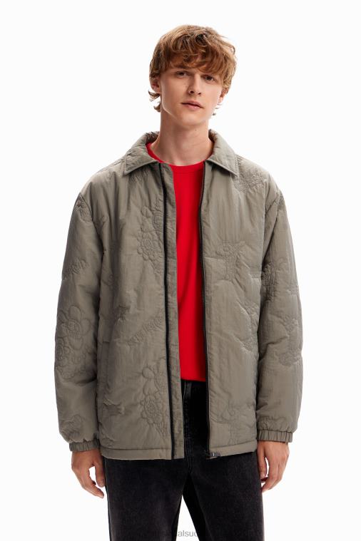 brodeerattu pehmustettu takki Desigual miehet F4V041632 vaatetus