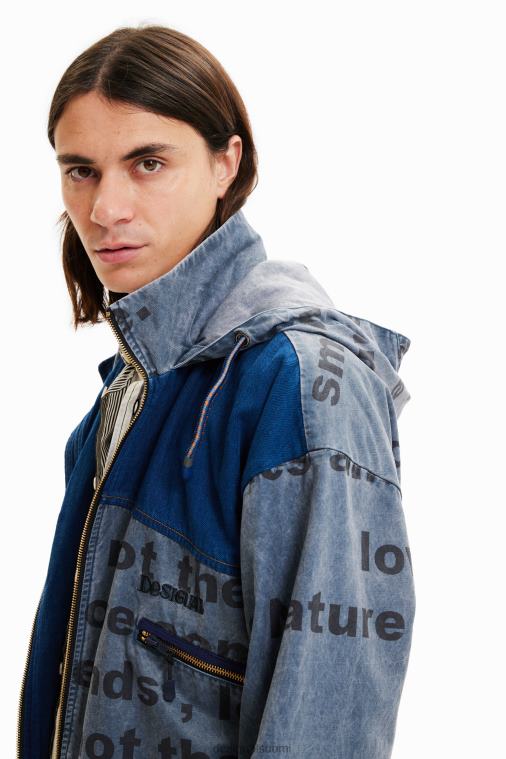 hybridi denim takki Desigual miehet F4V041590 vaatetus