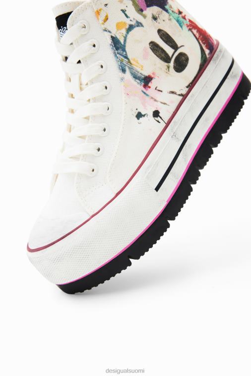 Disneyn Mikki Hiiri korkeatasoiset lenkkarit Desigual naiset F4V041511 jalkineet