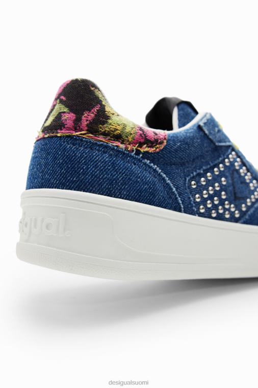 denim heart platform tennarit Desigual naiset F4V041491 jalkineet