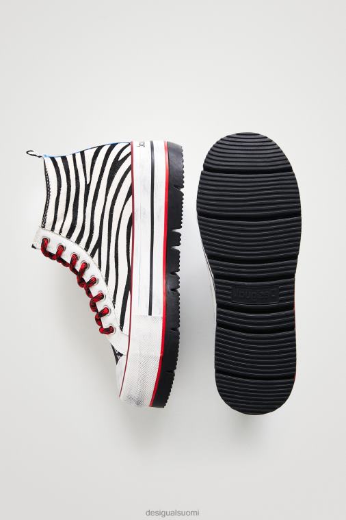 eläinkuvioiset korkeatasoiset lenkkarit Desigual naiset F4V041473 jalkineet