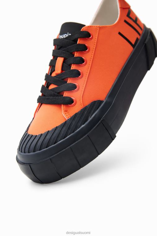 elämä on mahtavia alustalenkkarit Desigual naiset F4V041502 jalkineet