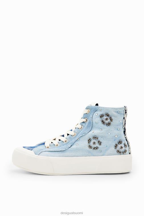 korkeat denim lenkkarit Desigual naiset F4V041469 jalkineet