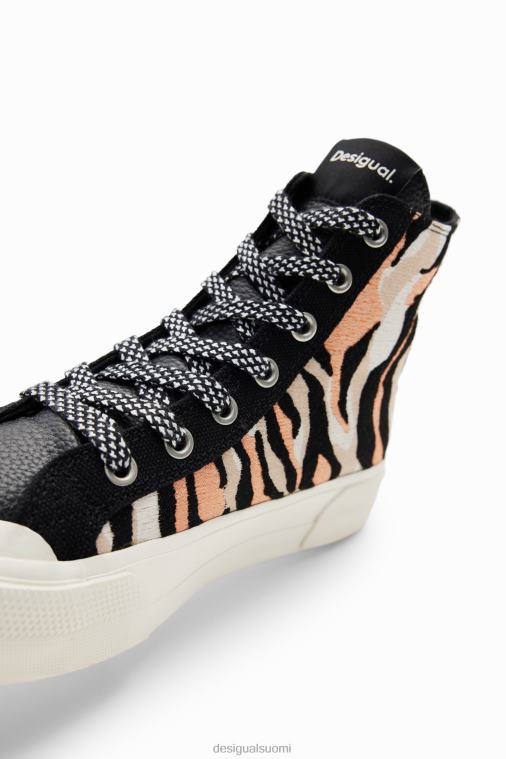 korkeat eläinkuvioiset lenkkarit Desigual naiset F4V041493 jalkineet