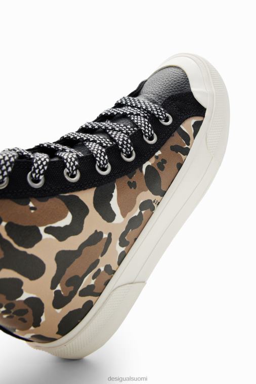 korkeat eläinkuvioiset lenkkarit Desigual naiset F4V041493 jalkineet