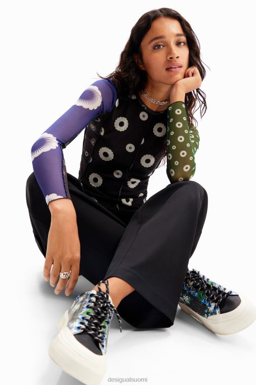 kukkaiset alustalenkkarit Desigual naiset F4V041499 jalkineet