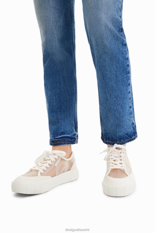 läpinäkyvät alustalenkkarit Desigual naiset F4V04634 jalkineet