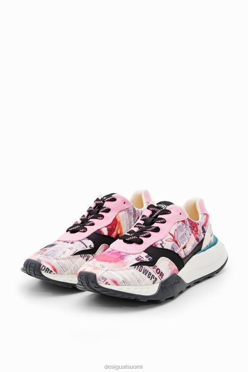 sanomalehtijuoksulenkkarit Desigual naiset F4V041492 jalkineet