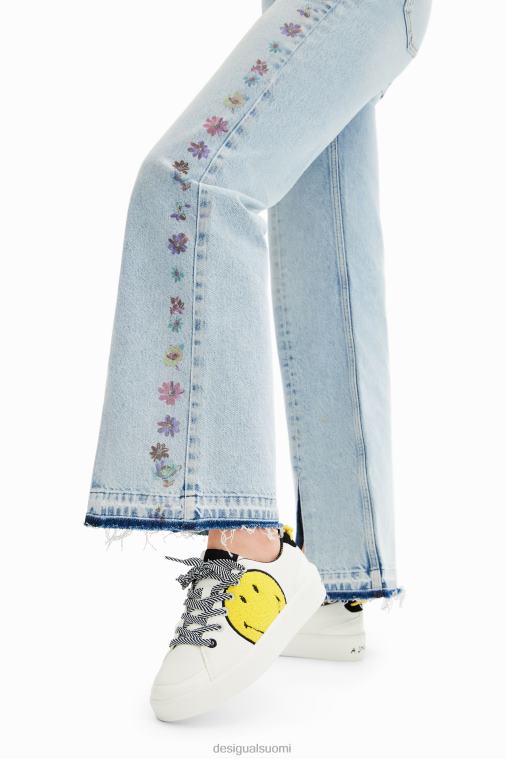 smiley platform tennarit Desigual naiset F4V041509 jalkineet