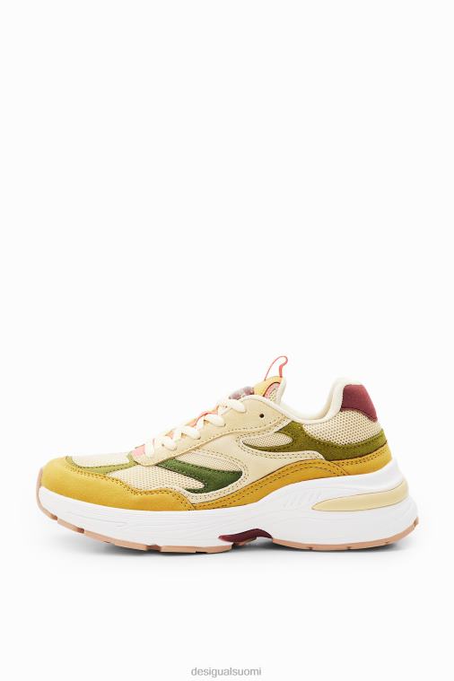 tilkkutöitä juoksevat lenkkarit Desigual naiset F4V041497 jalkineet