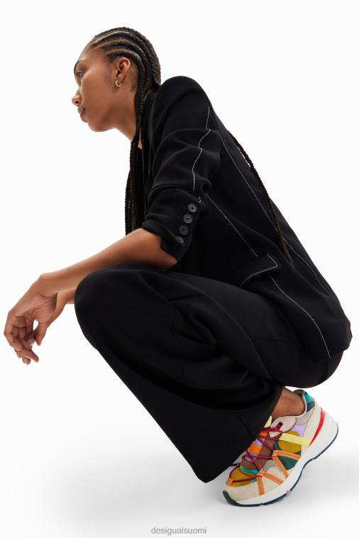 tilkkutäkki vaellusyksityiskohtia lenkkarit Desigual naiset F4V041465 jalkineet