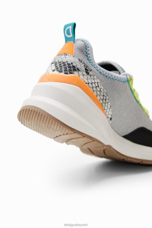 tilkkuväriset vetoketjulliset juoksulenkkarit Desigual naiset F4V041466 jalkineet