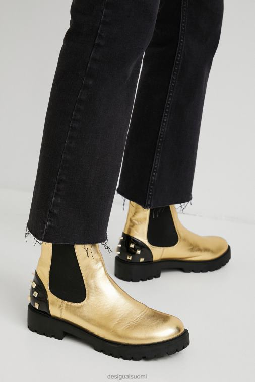 pyöräilijän saappaat kultaiset nastat Desigual naiset F4V041512 jalkineet