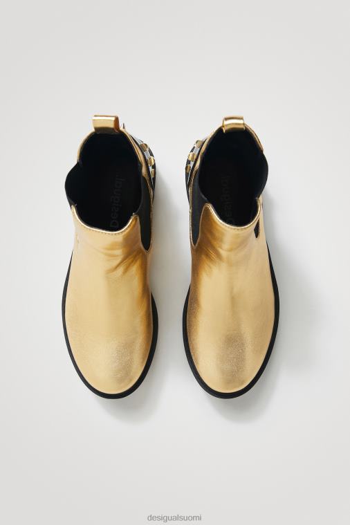 pyöräilijän saappaat kultaiset nastat Desigual naiset F4V041512 jalkineet