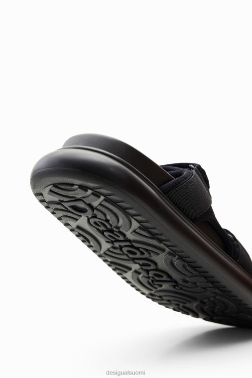 brodeeratut olkaimet sandaalit Desigual naiset F4V04393 jalkineet