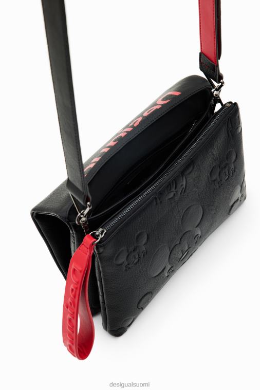 keskikokoinen Disneyn Mikki Hiiri -laukku Desigual naiset F4V041198 lisävaruste