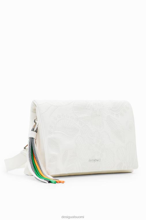 keskikokoinen crossbody laukku brodeeratuilla kukilla Desigual naiset F4V041313 lisävaruste