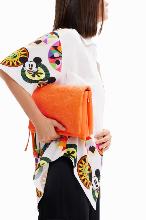 keskikokoinen crossbody laukku brodeeratuilla kukilla Desigual naiset F4V041331 lisävaruste