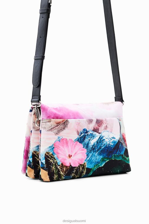 keskikokoinen fantasia crossbody-laukku Desigual naiset F4V04444 lisävaruste