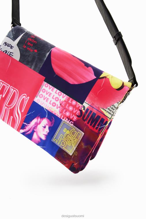 keskikokoinen kollaasi crossbody laukku Desigual naiset F4V04451 lisävaruste