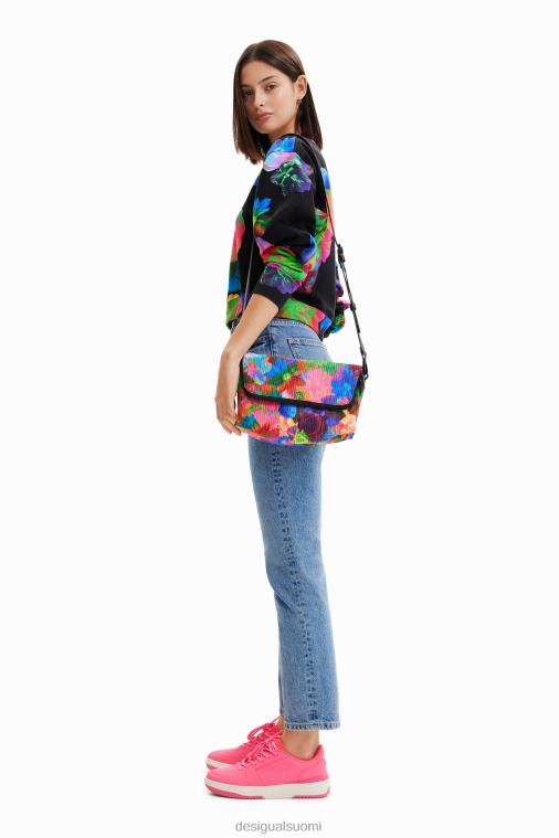 keskikokoinen kukkainen crossbody-laukku Desigual naiset F4V04543 lisävaruste