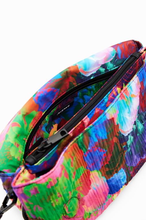 keskikokoinen kukkainen crossbody-laukku Desigual naiset F4V04543 lisävaruste