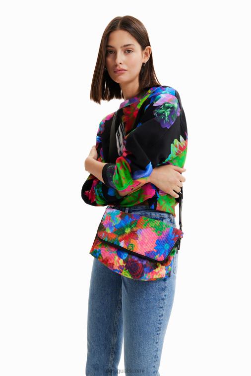 keskikokoinen kukkainen crossbody-laukku Desigual naiset F4V04543 lisävaruste