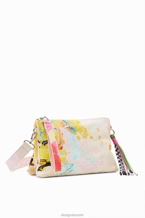keskikokoinen maalattu crossbody laukku Desigual naiset F4V04643 lisävaruste