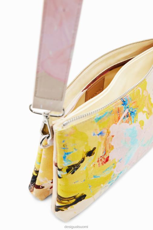 keskikokoinen maalattu crossbody laukku Desigual naiset F4V04643 lisävaruste