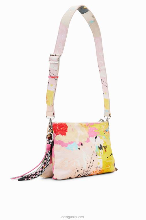 keskikokoinen maalattu crossbody laukku Desigual naiset F4V04643 lisävaruste