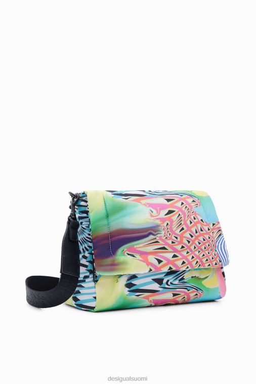 keskikokoinen psykedeelinen crossbody laukku Desigual naiset F4V04804 lisävaruste