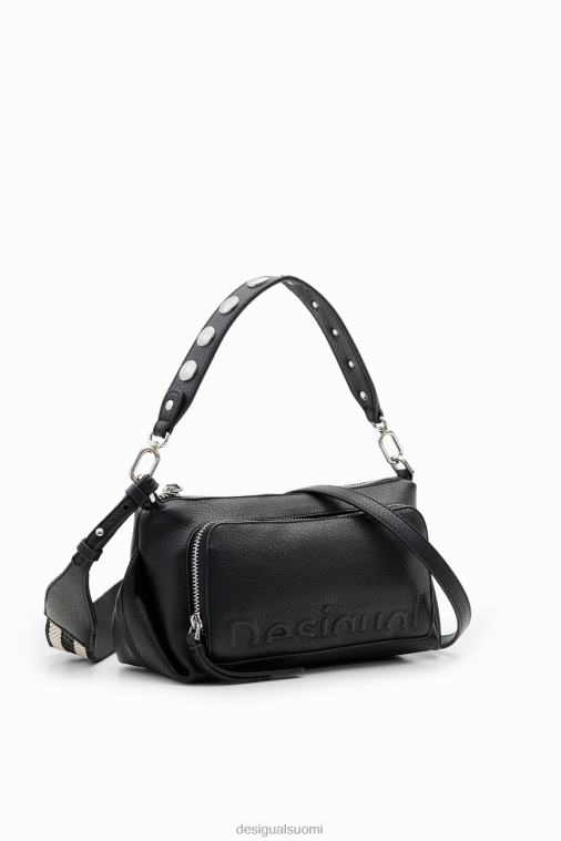 keskikokoinen puolilogoinen crossbody-laukku Desigual naiset F4V041193 lisävaruste