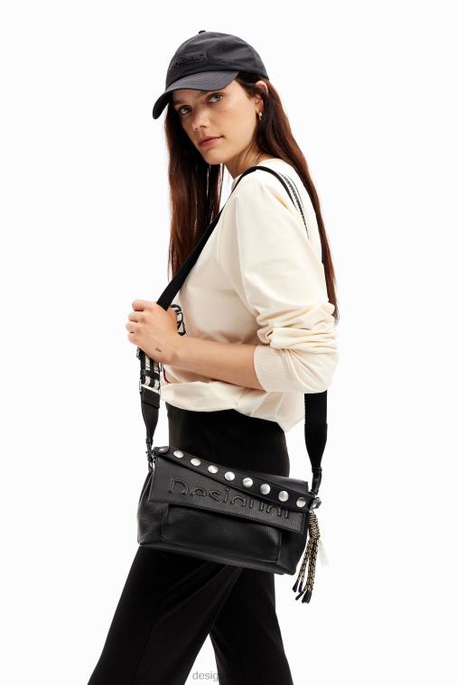 keskikokoinen puolilogoinen crossbody-laukku Desigual naiset F4V041193 lisävaruste