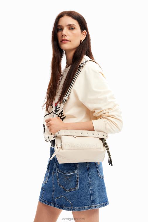 keskikokoinen puolilogoinen crossbody-laukku Desigual naiset F4V041227 lisävaruste