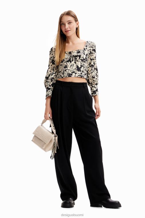 keskikokoinen puolilogoinen crossbody-laukku Desigual naiset F4V041257 lisävaruste