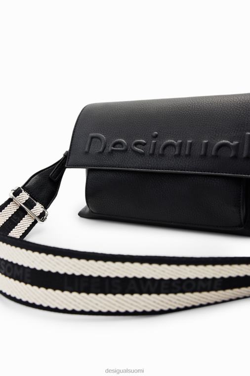 keskikokoinen puolilogoinen crossbody-laukku Desigual naiset F4V041276 lisävaruste