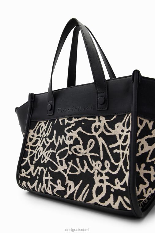keskikokoinen kangastekstilaukku Desigual naiset F4V041217 lisävaruste