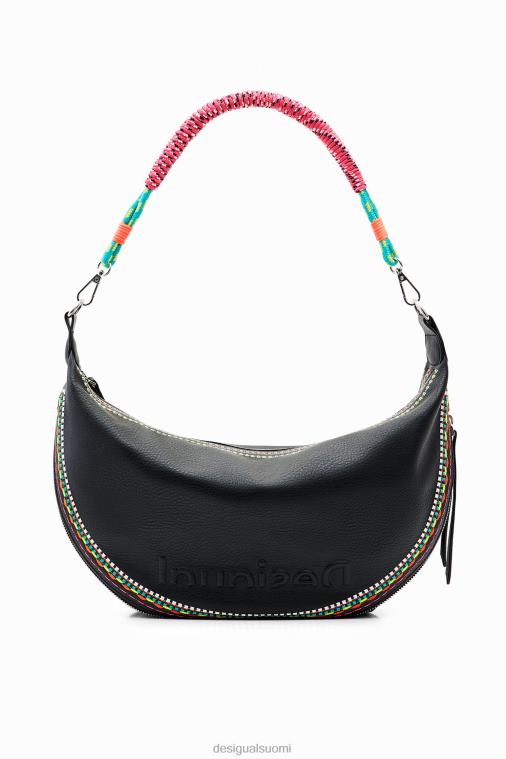 keskikokoinen kirjailtu laukku Desigual naiset F4V041200 lisävaruste