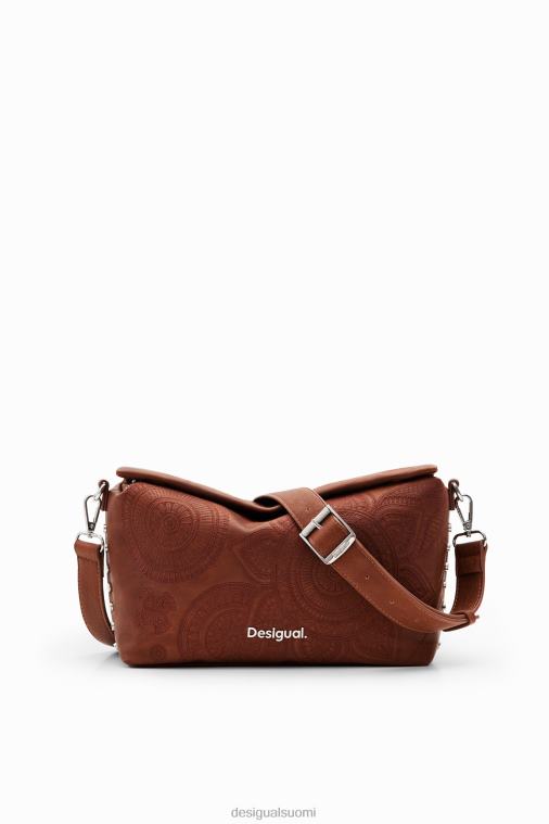 keskikokoinen kirjailtu laukku Desigual naiset F4V041299 lisävaruste