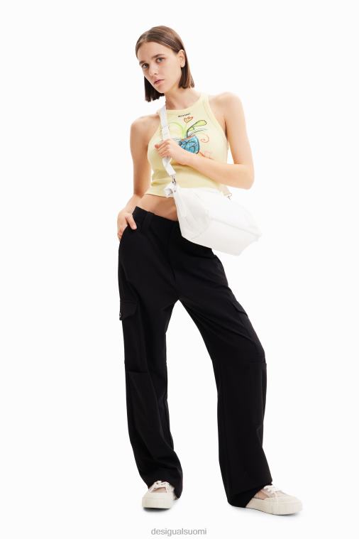 keskikokoinen tikattu laukku Desigual naiset F4V04834 lisävaruste