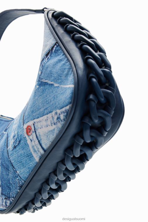 pieni denim tilkkutyökassi Desigual naiset F4V04218 lisävaruste