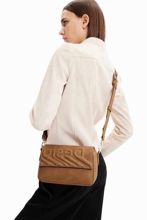 pieni kohokuvioitu logolaukku Desigual naiset F4V041322 lisävaruste