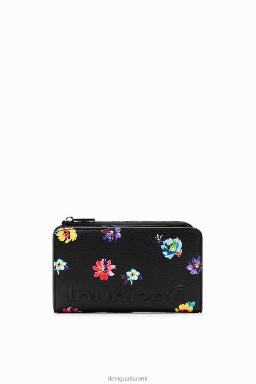 keskikokoinen kukkalompakko Desigual naiset F4V041211 lisävaruste