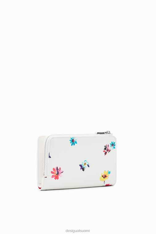 keskikokoinen kukkalompakko Desigual naiset F4V041342 lisävaruste