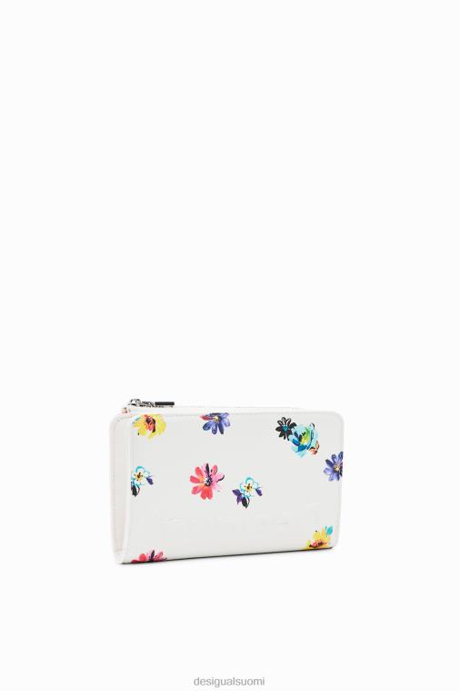 keskikokoinen kukkalompakko Desigual naiset F4V041342 lisävaruste