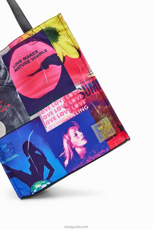 iso kollaasilaukku Desigual naiset F4V04805 lisävaruste