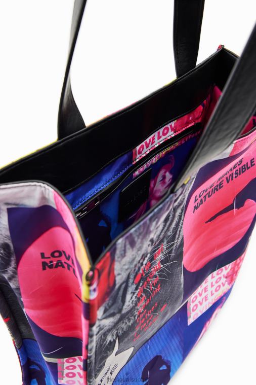 iso kollaasilaukku Desigual naiset F4V04805 lisävaruste