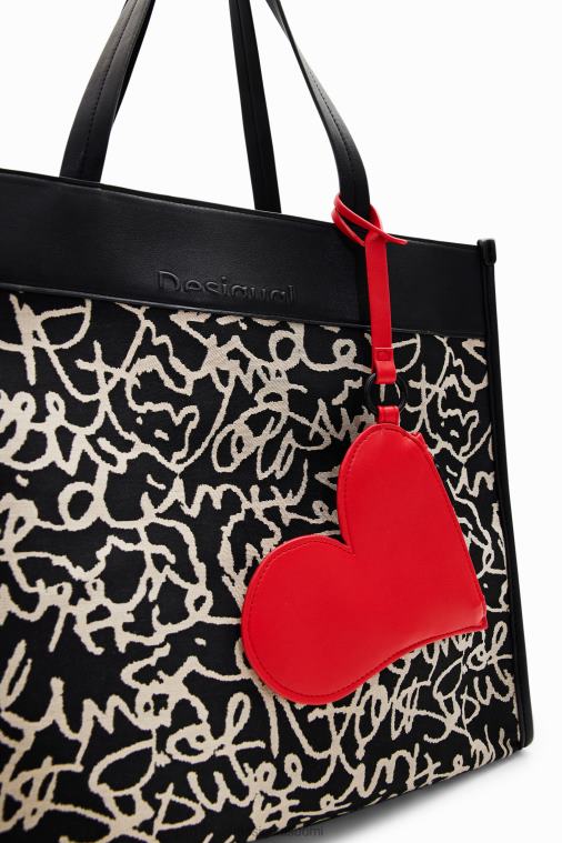 keskikokoinen kangaskassi Desigual naiset F4V041226 lisävaruste