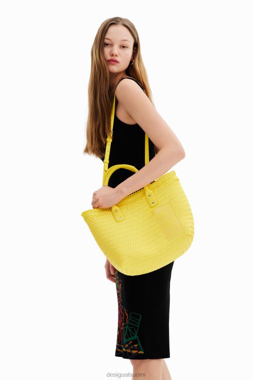 keskikokoinen kudottu laukku Desigual naiset F4V04665 lisävaruste